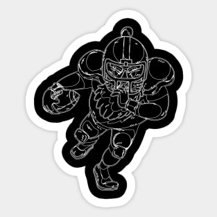 Rugby American Football Sport USA Gridiron Football Gift Sticker